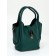 Bag Female Tout with zipper, dark green color