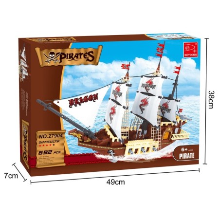 Pirate designer "Dragon from the Pacific Sea", 692 details-2