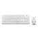 Keyboard + Mouse A4Tech FSTYLER F1010 CLAV: White/Gray Mouse: White/Gray USB Multimedia (F10 10046
