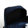 A backpack of textiles with a zipper, 3 pockets, a laptop, blue color