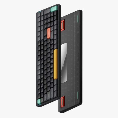 Wireless Mechanical Keyboard QMK Nuphy Air96V2 BASALT BLACK, RGB, HOT SWAP, COWBERR 108244-2
