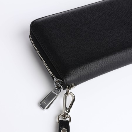 Women's wallet with lightning, black color-2