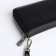 Women's wallet with lightning, black color