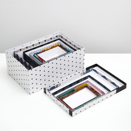 A set of boxes 6 in 1 "best man", 30.5 x 20 x 13 - 13.5 x 8 x 5 cm-10