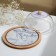 Serving dish with a white marble lid, 15 cm
