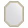 EvoFORM mirror in the baguette frame, 59 mm, 70x90 cm, brushed silver color