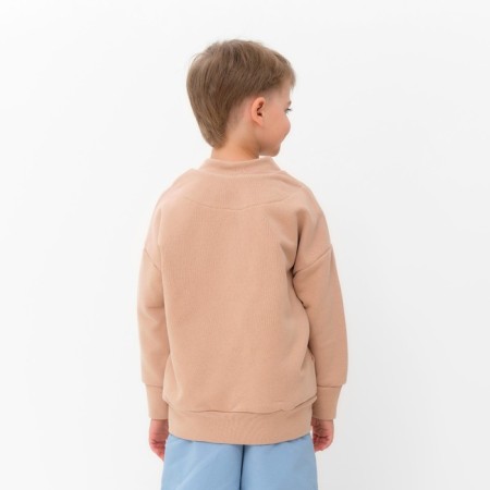 Bombber Children's minku beige color, height 110 cm-12