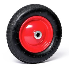 Pneumatic wheel, d = 360 mm, hub: d = 25 mm, length 100 mm