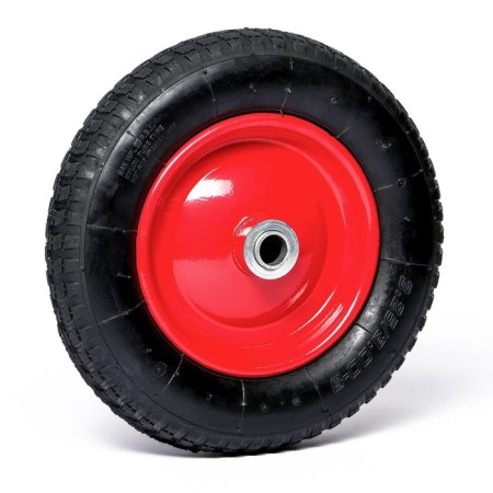 Pneumatic wheel, d = 360 mm, hub: d = 25 mm, length 100 mm