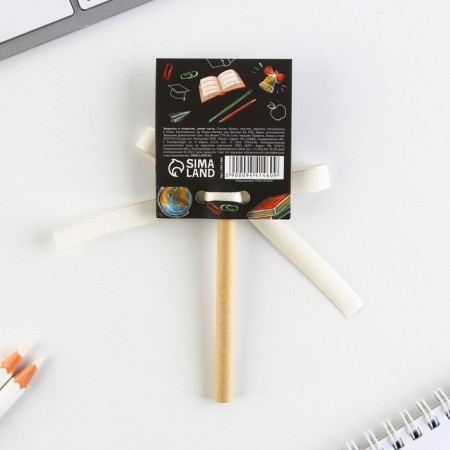 Sharikov eco-hand in the postcard "Teacher No. 1", Blue Paste-6