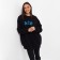 Jumper (sweatshirt) Women's Minaku: Casual Collection Black Color, Rr. 48