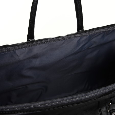 Road bag with lightning, black color-2