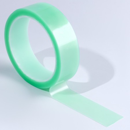 Pouting colored adhesive tape, green color, 3 m-1