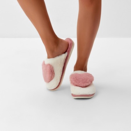 Women's slippers, size 40-41, pink color-11