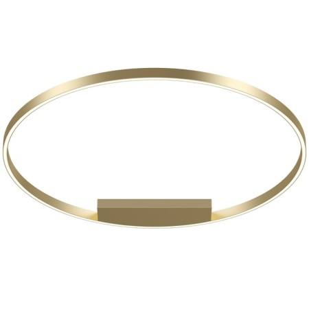 Ceiling light MayToni Mod058CL-L65BS3K, 1XLED, 61W, 100x100x3.5 cm, 3000lm, brass color-1
