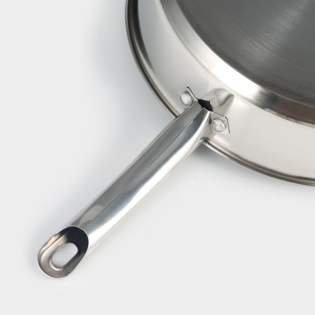Poster - stainless steel "GREAT" with a heat distribution layer, D = 24 cm, 2.8 liters, induction-4