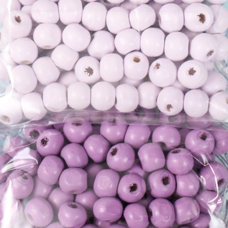 Set of beads for creativity "forget-me-nots" d-0.8 cm, 4 colors x 15 g-1