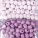 Set of beads for creativity "forget-me-nots" d-0.8 cm, 4 colors x 15 g