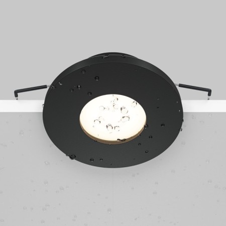 The built-in lamp Technical DL083-01-GU10-RD-B, 1x50W, 8.4x8.4x2.9 cm, GU10, black color black-4