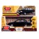 Metal machine LADA -21099, retro - Model "Satellite", doors, trunk, inertia, 12 cm, black are opened