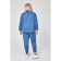 Female costume, size 70, gray-blue color