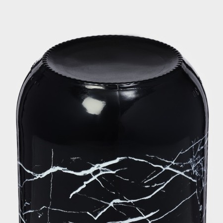 Glass Bank for bulk products "Marble", 1 liter-6