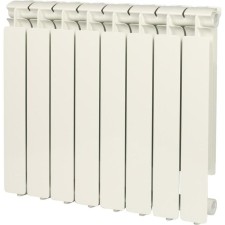 Aluminum radiator Stout Bravo, 500 x 80 mm, 8 sections, side connection