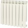 Aluminum radiator Stout Bravo, 500 x 80 mm, 8 sections, side connection