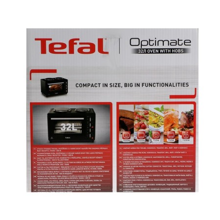 Mini-fucker Tefal of463830, 1500 watts, 32 l, 90-230 ° C, grill, black-6