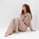Female costume (shirt, trousers) minku beige color, rr 54