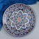 Largan Rishtan ceramics "Flowers", 36 cm, blue