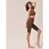 Women's bicycles in the Rubchik Short Legings RIB, size 44-46, dark brown color
