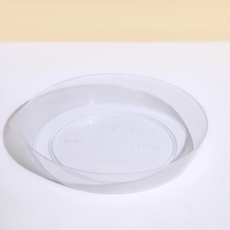 Patron for the pot, d = 17 cm, plastic, transparent