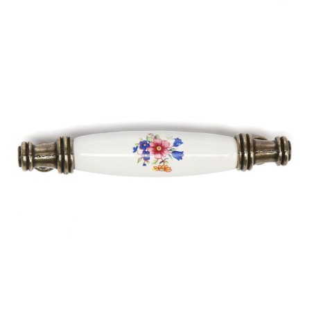 Ceramics 008, 96 mm bracket handle, ceramic, bronze color-2