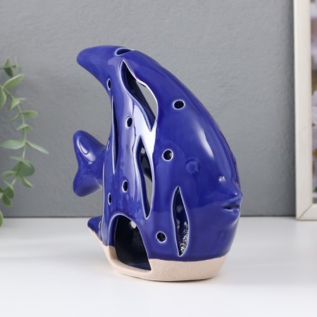 Ceramics Ceramics "Fish Scalaria" Sand-blue 18.3x7.3x16 cm-5