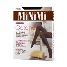 Колготки женские MiNiMi Cotone, 70 den, размер 2, цвет nero