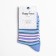 Women's socks, color blue stripes, size 23-25