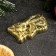 Figure with the suspension of "Dragosh Kin" Old Gold, 10x8x1cm