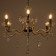 Chandelier A3804/6 ab+bk bronze/black/crystal 6x40W E14 67x56x87cm