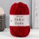 Yarn "Dolce Baby" 100% micropoliester 85m/50 g (752 cherries)