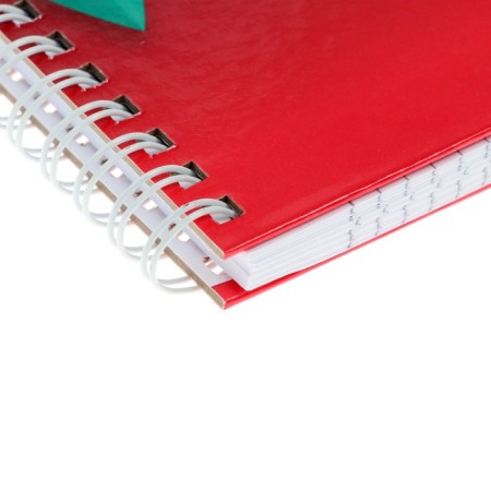 College -A4 Tetrate, 96 sheets in the cage on the crest "Bright Ornament", solid cover, glossy lamination, offset block-2