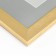 Photo frame plastic "Zlata" 21x30 cm, golden