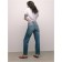 Jeans straight women's Conte Elegant, size XS, color Washed Blue
