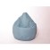 Mear-bag "Pear" is medium, diameter 75 cm, height 120 cm, mint color