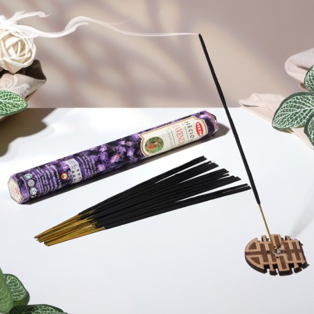Incense hem "Precious lavender. Precious lavender", 20 wands in packaging, hexagon