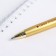 Gift handle “Happy teacher!”, Metal, blue paste, 1.0 mm
