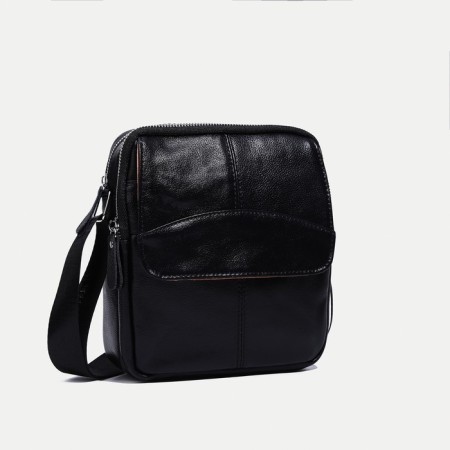 Male bag, Fidelio Largo, black color-1