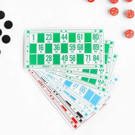 Russian lotto "Game time", 90 barrels, 48 ​​cards, card 16.4 x 8.6 cm-2