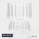 Glass glass Magistro "strip", 260 ml, 7.6 × 9 cm