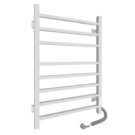 The electric heated towelputor "Sanprise" Quadro P8, 500x800 mm, right, chrome-10